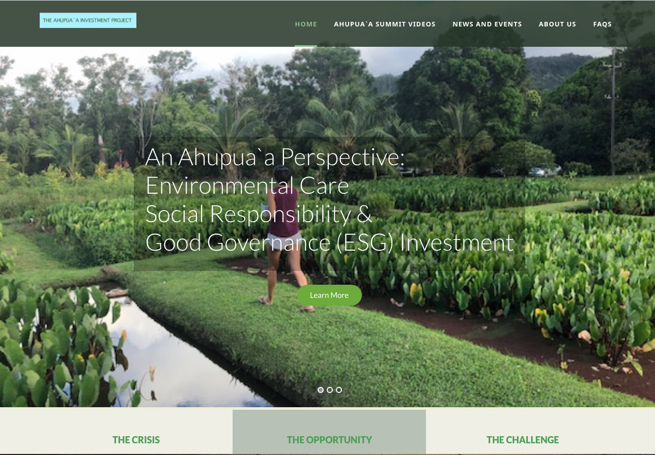Maui ESG home page